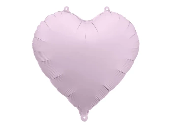 Balon foliowy Serce, 45cm, fiolet
