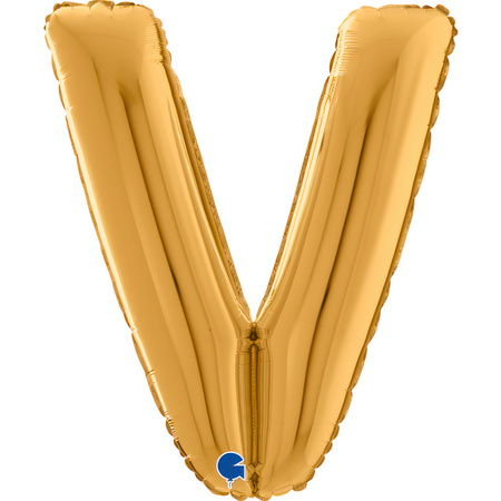 Balon Grabo 26'' Litera V złota , 66cm 