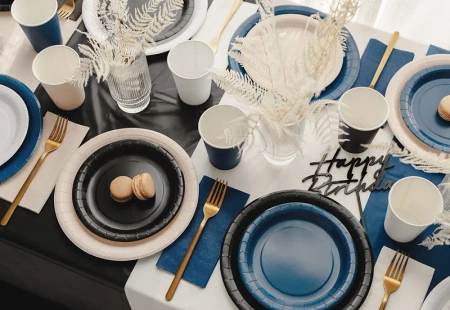 Obrus, 137x183 cm, czarny