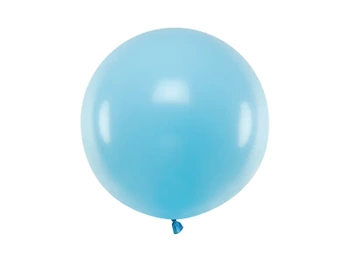 Balon okrągły 60cm, Pastel Light Blue