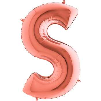 Balon Grabo Litera S Rose Gold 102cm