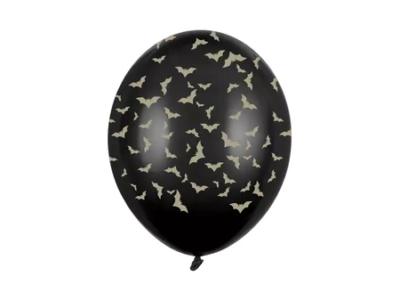 Balony 30 cm, Nietoperze, Pastel Black