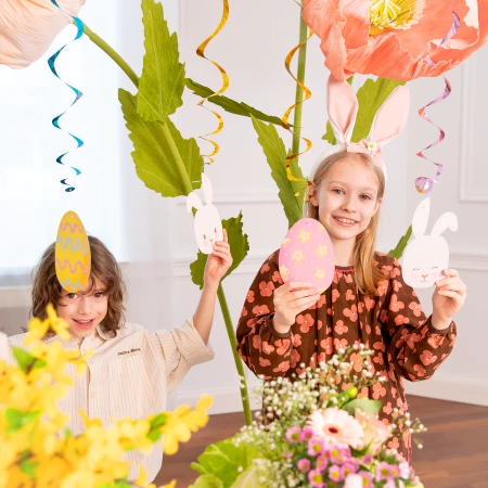 Świderki Wielkanoc Jajka i Króliki 6 szt.