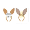 Opaska Wielkanoc Uszy Królika z kokardką beżowa 1 szt.