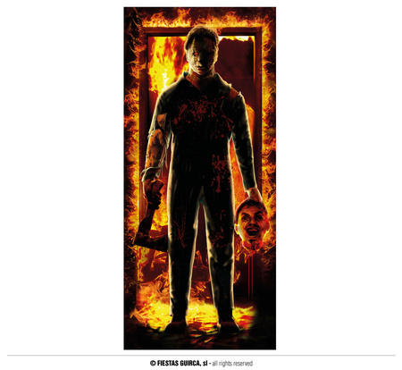 Dekoracja na drzwi Zabójca w drzwiach