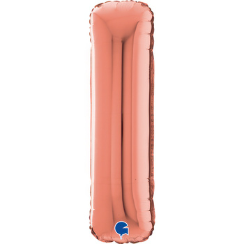 Balon Grabo 26'' Litera I różowe - złoto, 66cm