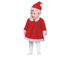 Strój "Mała Mikołajka" (czapka, sukienka), 6-12 miesięcy