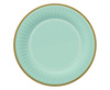 Talerzyki pap. Mięta, 18 cm, 6 szt.