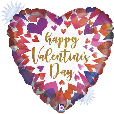 Balon Grabo 18'' Opal Ombre Valentine 