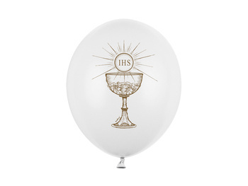 Balony 30cm, IHS, Pastel Pure White