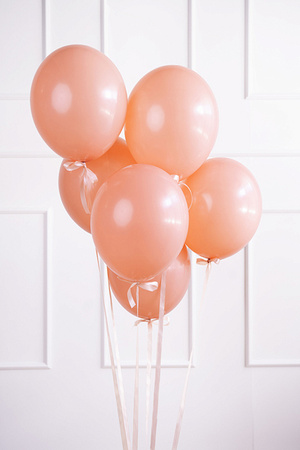 Balony Strong 12 cm, Pastel Peach