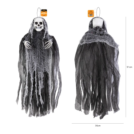 Dekoracja Halloween wisząca Kostucha