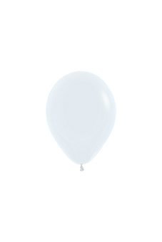 Balony White Pastel 5", 50 szt