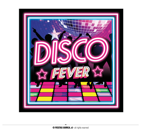 Serwetki papierowe Disco fever, 12 szt