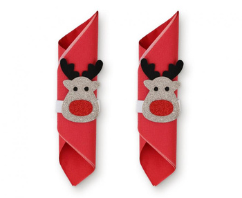 Ozdoby na serwetki "Renifer" 2 szt.