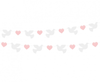 Girlanda papierowa Gołąbki