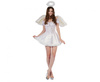 Zestaw dla dorosłych Anioł (sukienka, opaska na głowę, skrzydła), rozm. S