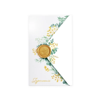 Zaproszenie na komunię IHS 10szt.