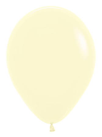  Balon 12" Matte Yellow, 1 szt 