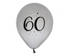 Balony 60, srebrne, 12"/ 5 szt.