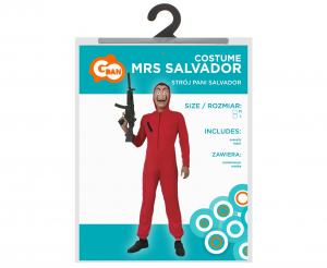 Zestaw Pani Salvador (kombinezon, maska), rozm. L