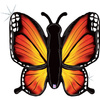 Balon Grabo 46'' 117cm Radiant Butterfly Orange Hol 