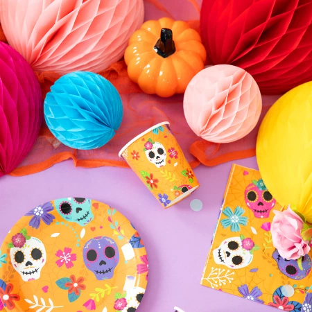 Kubek meksykańskie Halloween 220ml 6szt.