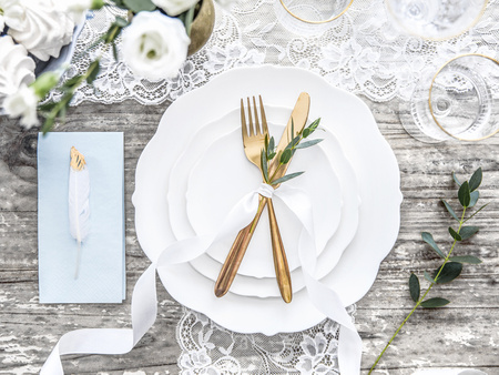 Tasiemka satynowa, biały, 25mm/25m