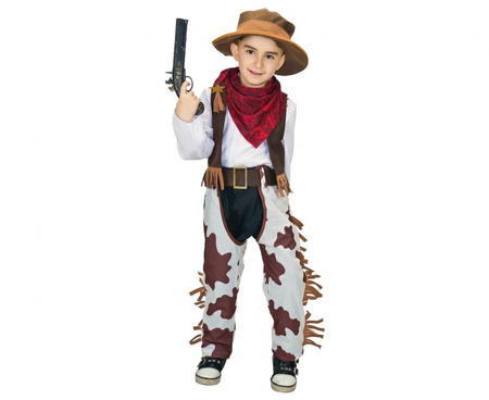 Zestaw dla dzieci Kowboj, rozm. 130/140 cm