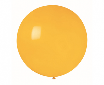 Balon G220 pastel kula 0.75m - ciemnożółta 03