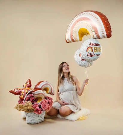 Balon foliowy Tęcza Boho Rainbow 32" - 81 cm