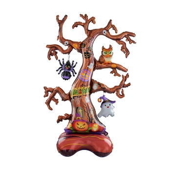 Balon foliowy stojący Drzewo Halloween 106x159cm