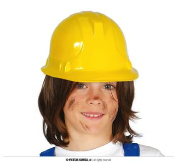 Hełm budowlany, dziecięcy, żółty