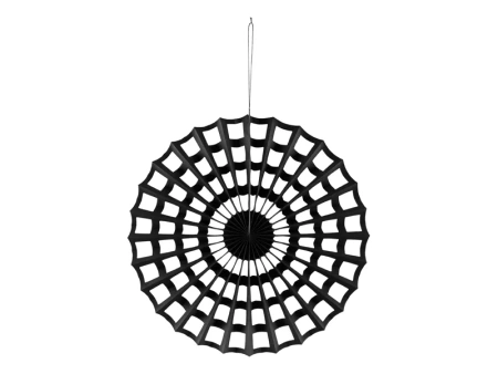 Rozeta dekoracyjna Pajęczyna, czarny, 50 cm