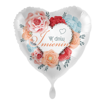 Balon foliowy 18" Name day - W dniu imienin