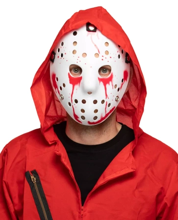 Maska Halloween Piątek 13 krew 26x22cm
