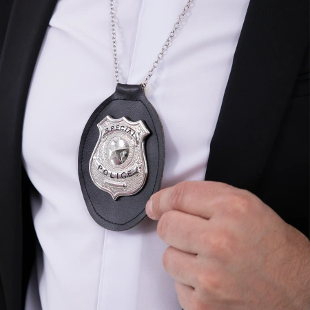 Naszyjnik odznaka policyjna