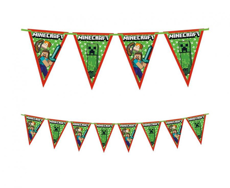 Banner Minecraft, flagi (papier FSC)