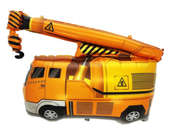 Balon foliowy Ciężarówka z dźwigiem, 65x45 cm