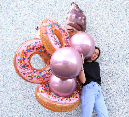 Balon Grabo 30'' Mighty pic Donut (Pączek)