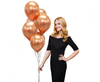 Balony Beauty&Charm, platynowe miedziane 12"/ 7 szt.