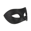 Maska karnawałowa z brokatowym wzorem czarna