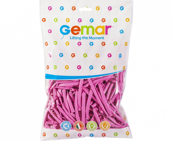 Balony D4 - Rurki włoskie różowe 06/ 100 szt.