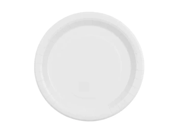 Talerzyki papierowe, biały, 23cm