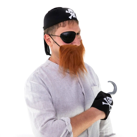 Czapka pirata czarna