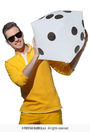 Dmuchana kostka do gry, 30x30 cm