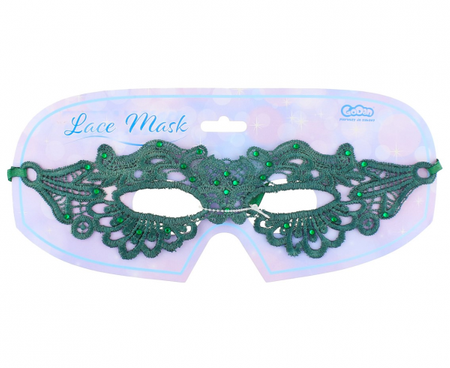 Maseczka ażurowa SZMARAGDOWA DAMA