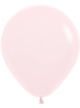 Balony Pastel Matte Pink 18", 25 szt 