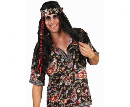 Zestaw dla dorosłych Czerwony Hipis (bluzka, spodnie, opaska), rozm.uniw.