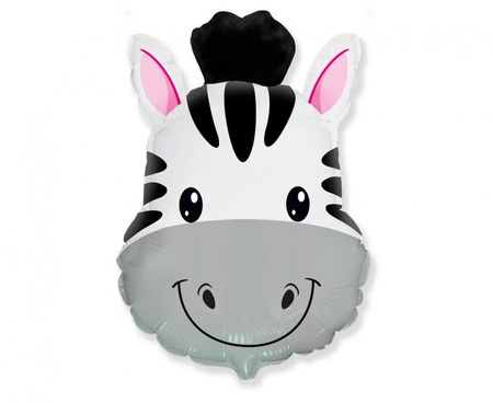 Balon foliowy 24" FX - Zebra (głowa)